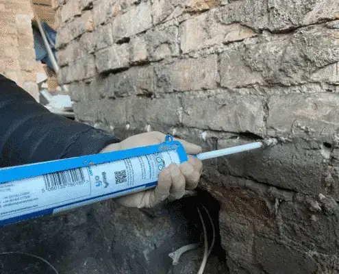 Rising Damp Application By Toner Damp Proofing Ltd In Belfast Northern Ireland Rising Damp Application By Toner Damp Proofing Ltd in Belfast Northern Ireland